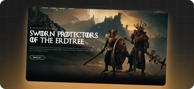 Sworn Protectors of the Erdtree — game landing page